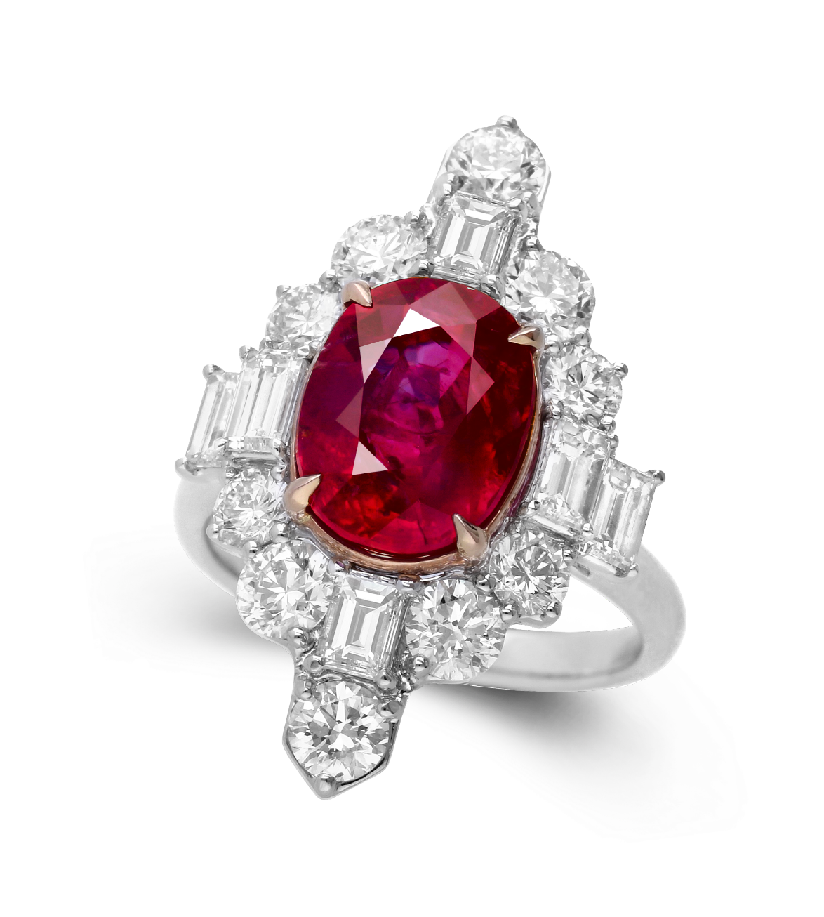 緬甸未燒鴿血紅寶石